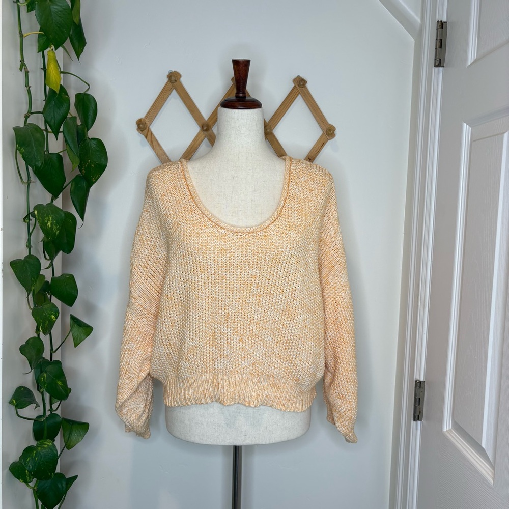 ANTHROPOLOGIE Saturday Sunday Talula Puff Sleeved Sweater